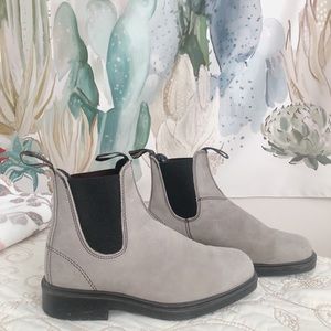 Blind stone Steel Gray Leather Boots